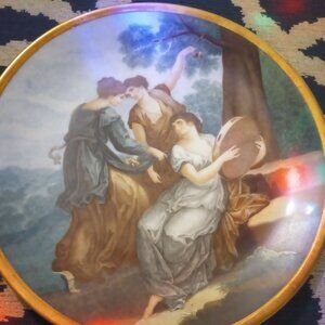 Vintage fine art platter